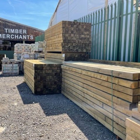 4x4 Timber Fence Posts - Decking Delivery