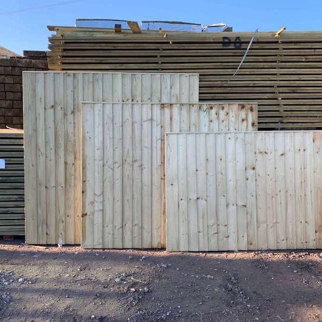 Fence Panels - Heavy Duty Close Board - Decking Delivery